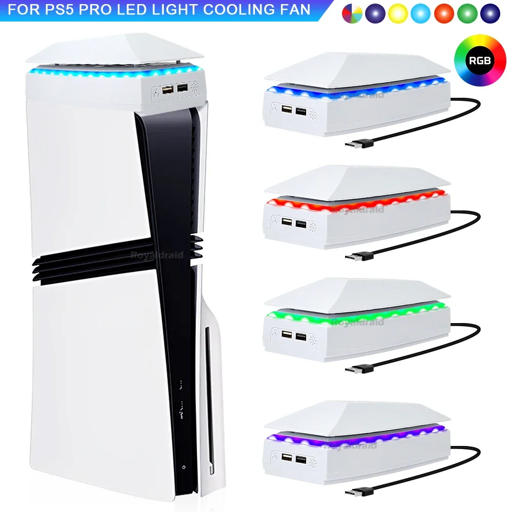 Gaming Console Stand - Ventilateur de refroidissement supérieur pour PS5