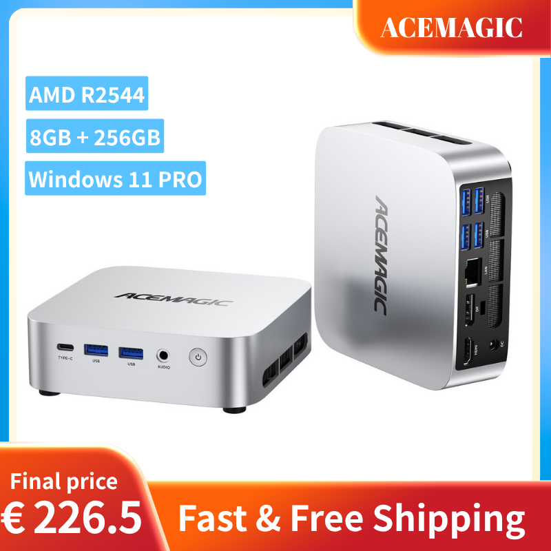 Gaming Console Portable Pc - ACEMAGIC AMD Ryzen Embedded R2544 Mini