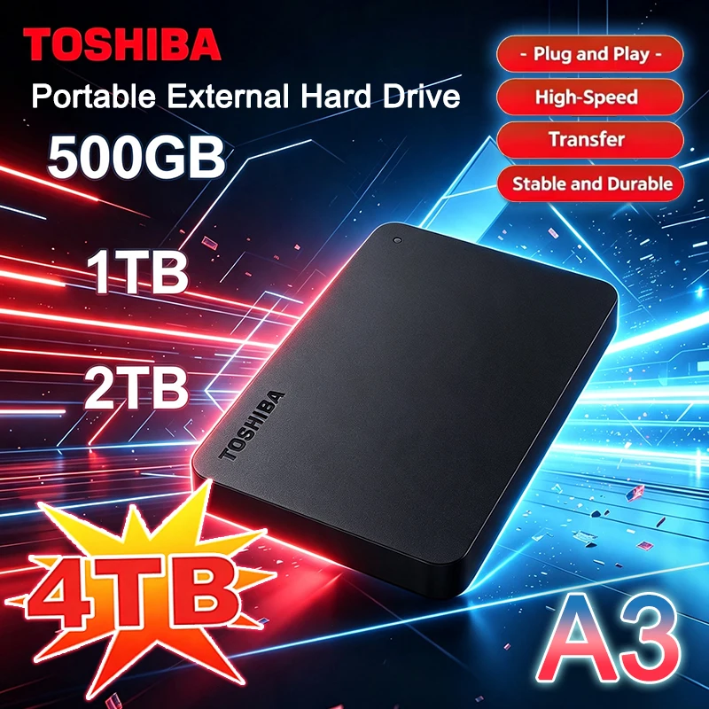 Gaming Console Driving - Disque dur externe portable Toshiba A3