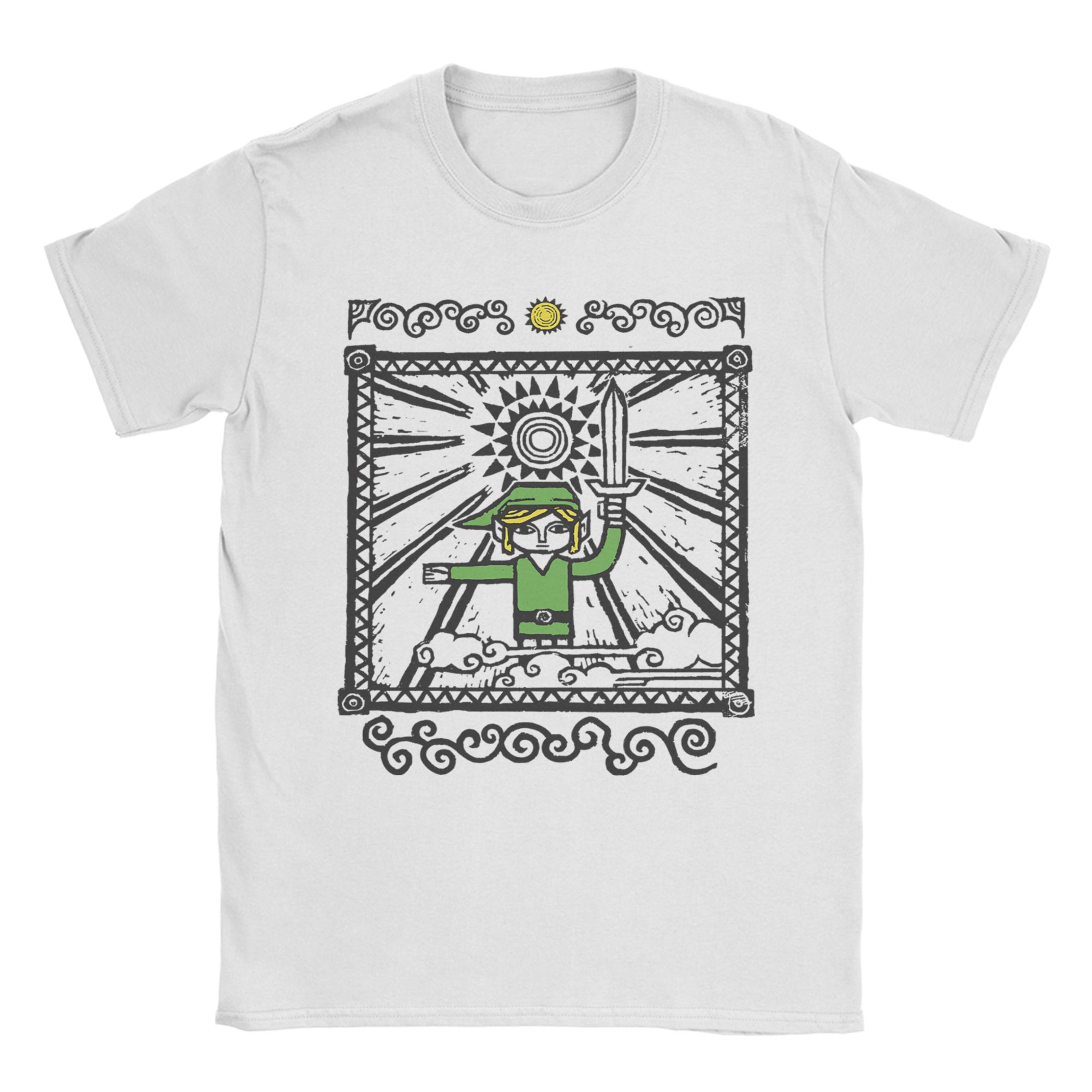 Gaming Console Zelda - Zeldas T-Shirt Vintage pour hommes, 100%