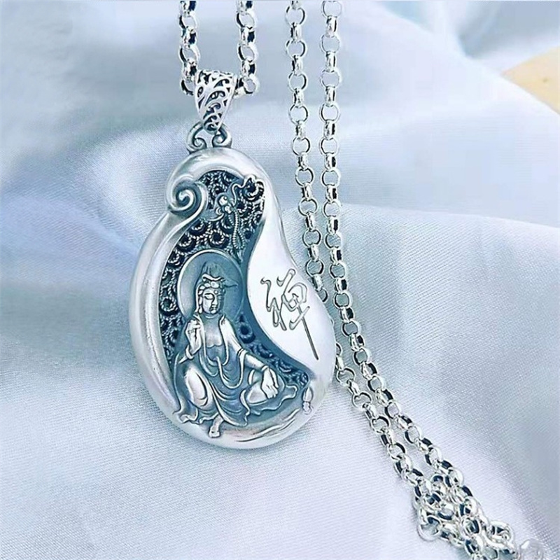 Gaming Console Zelda - Pendentif bouddha vintage Avalokitesvara pour hommes