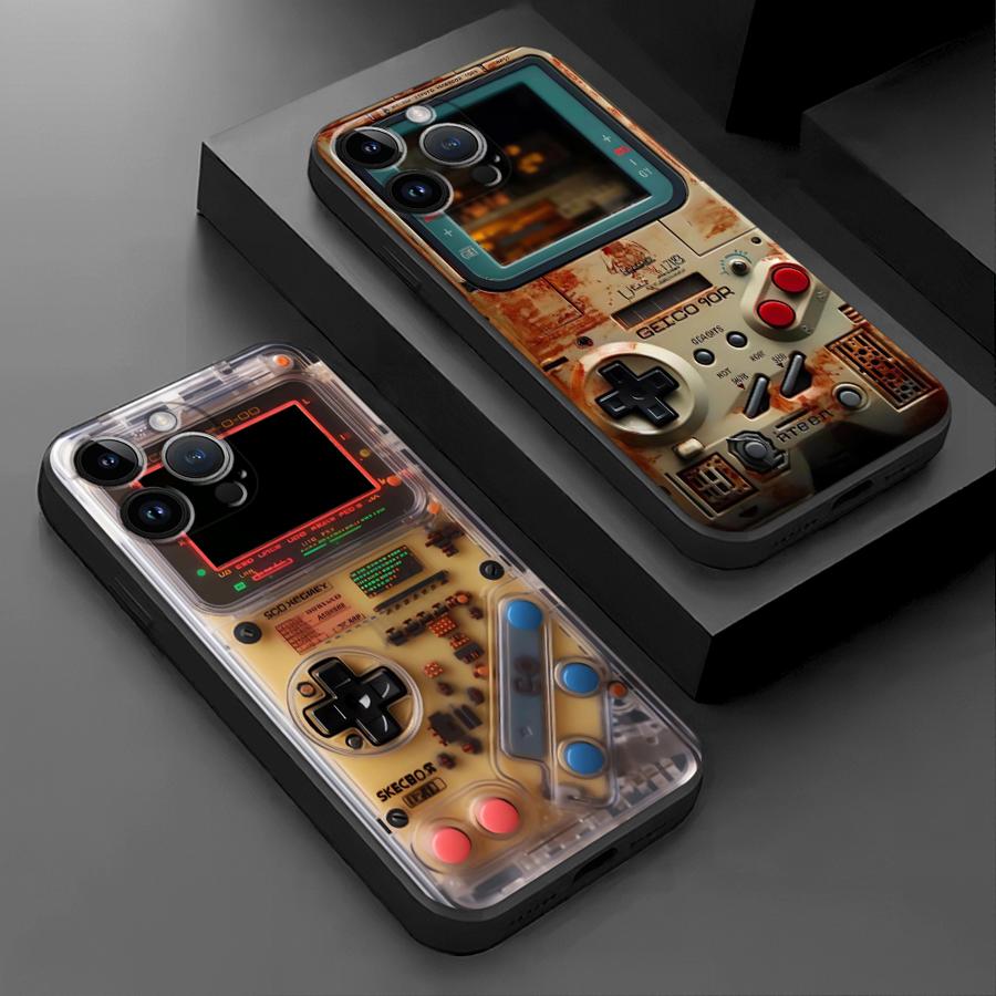 Gaming Console Google - Coque de téléphone rétro pour Console