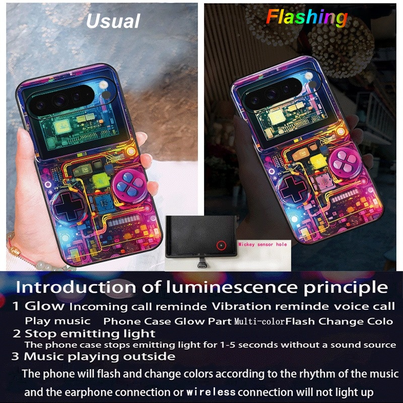 Coque de téléphone LED rétro s - Gaming Console Google avis et prix