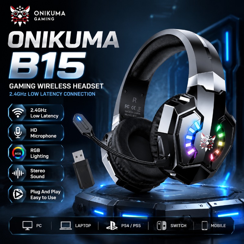 ONIKUMA B15 – casque de jeu sa - Gaming Console In Amazon avis et prix