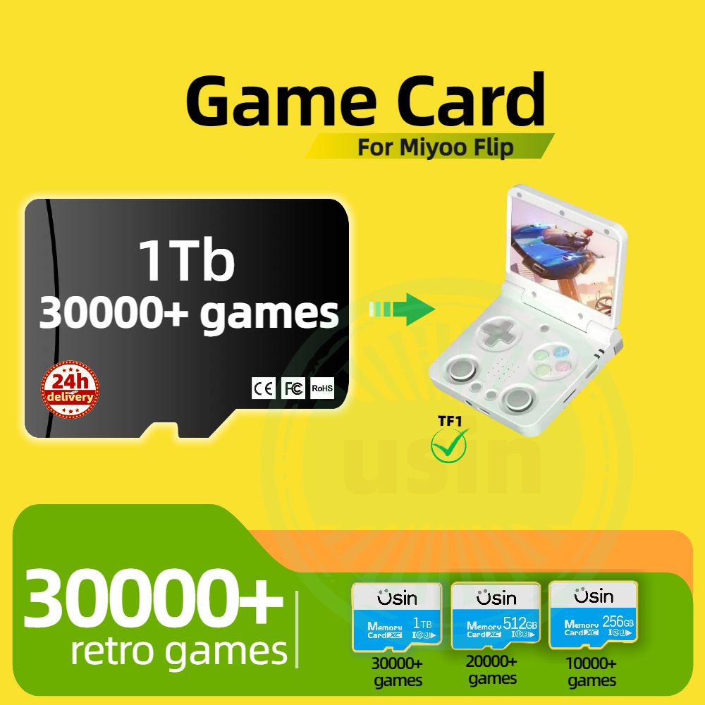 Carte de jeu pour Miyoo Flip 3 - Gaming Console Cartoon avis et prix